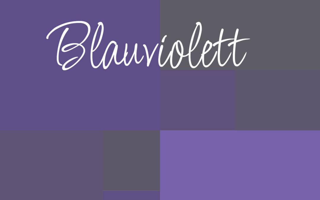 Kraeftiges Blauviolett