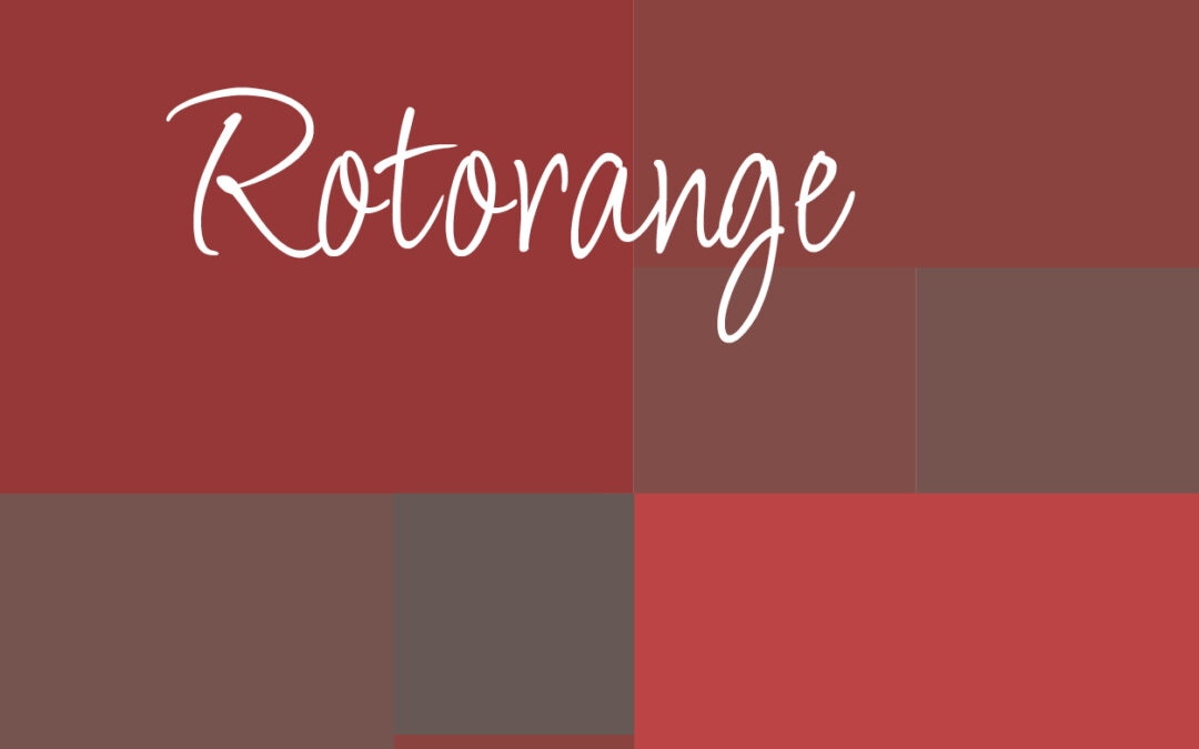 Kräftiges Rotorange