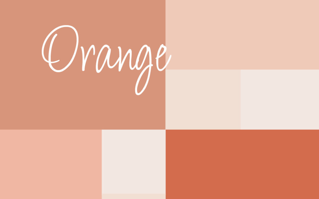 Sanftes Orange