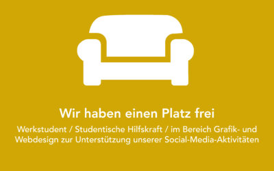 Werkstudent / Studentische Hilfskraft im Bereich Grafik- und Webdesign