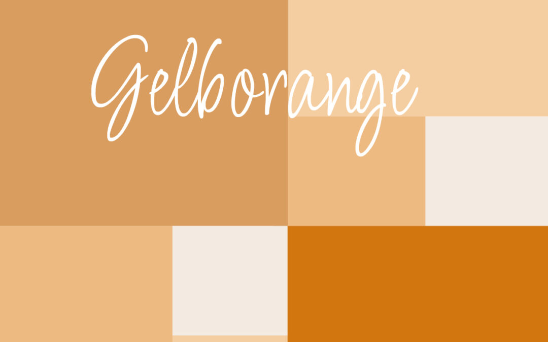 Sanftes Gelborange